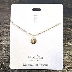 🌸* E * Initial Name Chain Lumiela Necklace 🌸